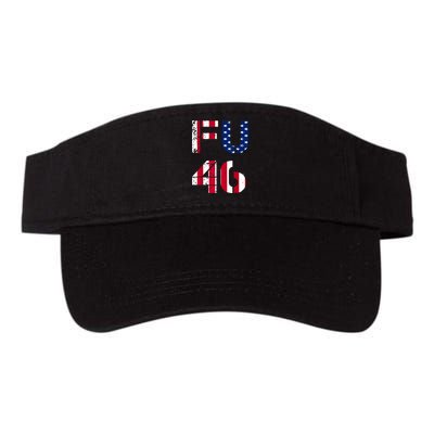 FU 46 Anti Biden Vintage Retro Distressed American Flag Visor