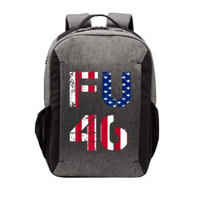 FU 46 Anti Biden Vintage Retro Distressed American Flag Vector Backpack