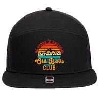Funny 40th Birthday Old Balls Club 40 Years Of Awesome 7 Panel Mesh Trucker Snapback Hat