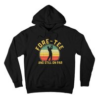 Funny 40th Birthday Golfer Turning 40 Year Old Golfing Hoodie