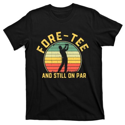 Funny 40th Birthday Golfer Turning 40 Year Old Golfing T-Shirt