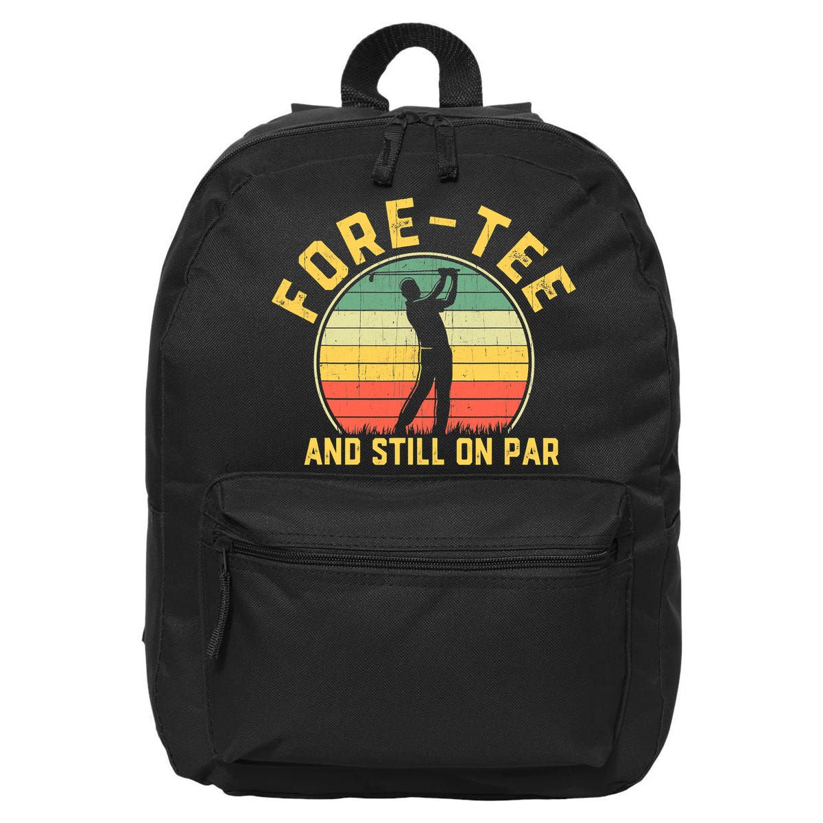 Funny 40th Birthday Golfer Turning 40 Year Old Golfing 16 in Basic Backpack