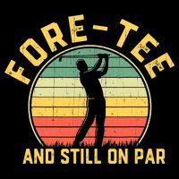 Funny 40th Birthday Golfer Turning 40 Year Old Golfing 16 in Basic Backpack