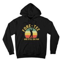 Funny 40th Birthday Golfer Turning 40 Year Old Golfing Tall Hoodie