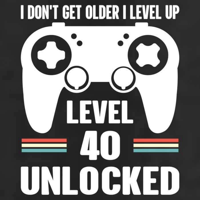 Funny 40th Birthday Gamer Gift I Dont Get Old I Level Up Gift 11oz C Handle Ceramic Mug