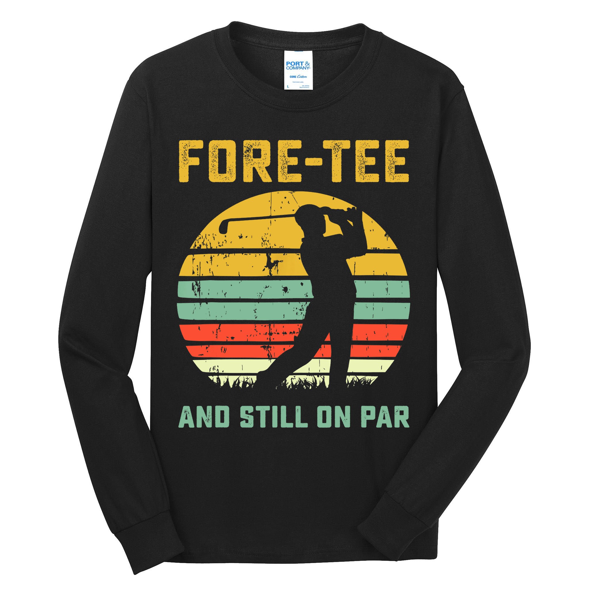 Funny 40th Birthday Golf Pun Golfing 40 Year Old Golfer Tee Tall Long Sleeve T-Shirt