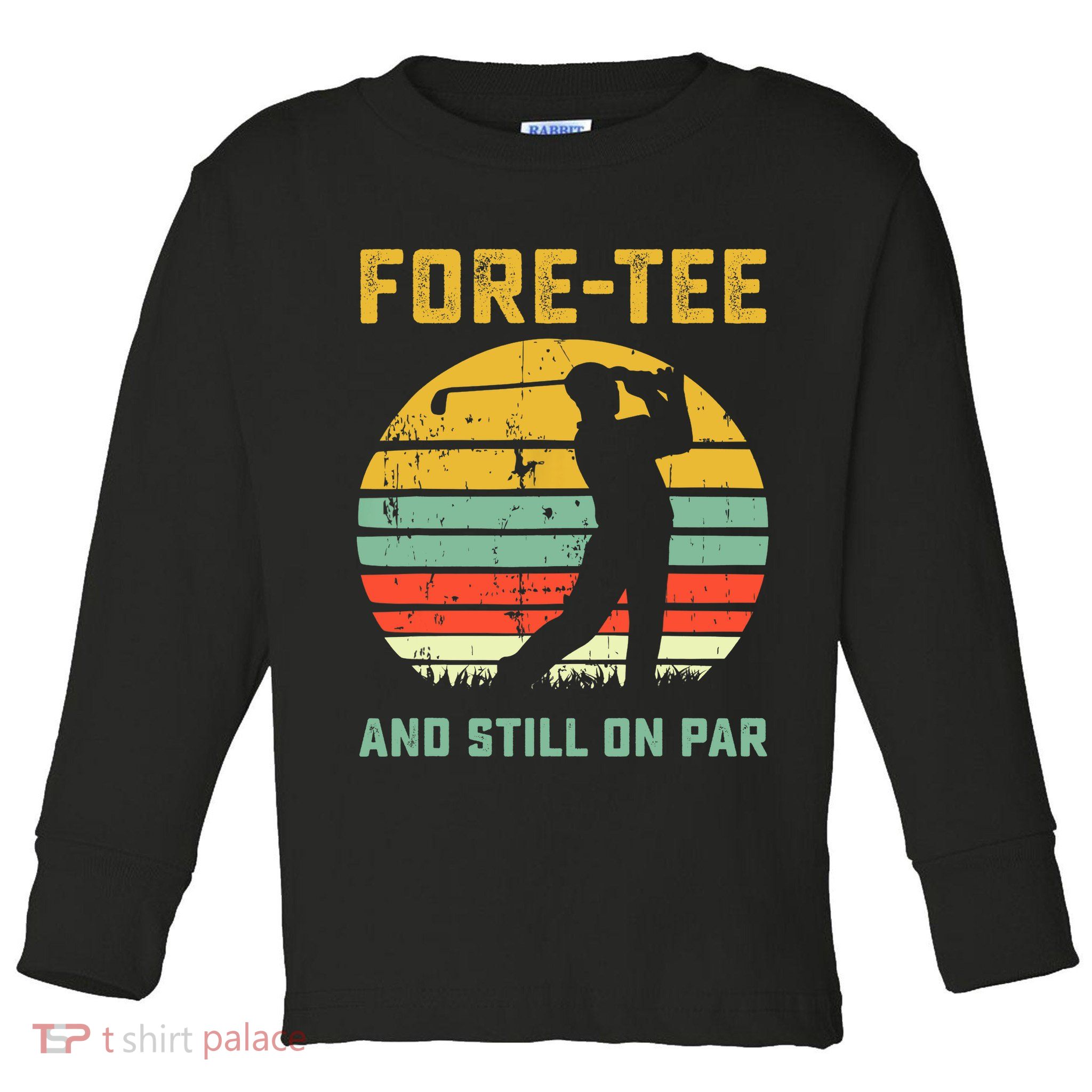 Funny 40th Birthday Golf Pun Golfing 40 Year Old Golfer Tee Toddler Long Sleeve Shirt