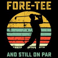 Funny 40th Birthday Golf Pun Golfing 40 Year Old Golfer Tee Wool Snapback Cap