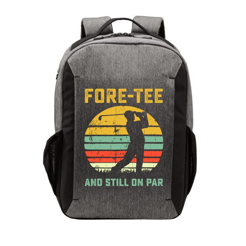 Funny 40th Birthday Golf Pun Golfing 40 Year Old Golfer Tee Vector Backpack