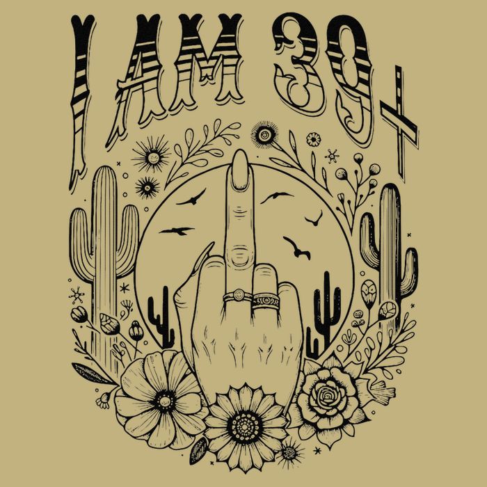 Funny 40th Birthday I Am 39 Plus 1 Middle Finger 39+1 Im 40 Long Sleeve Shirt