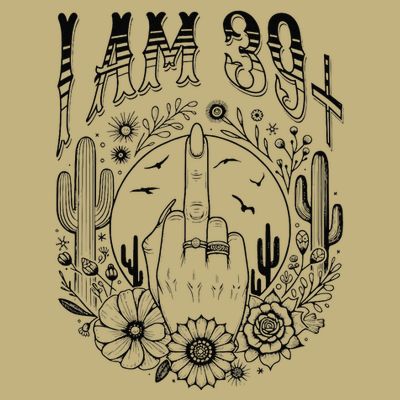 Funny 40th Birthday I Am 39 Plus 1 Middle Finger 39+1 Im 40 T-Shirt