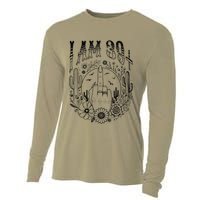 Funny 40th Birthday I Am 39 Plus 1 Middle Finger 39+1 Im 40 Cooling Performance Long Sleeve Crew