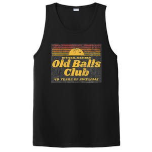 Funny 40th Birthday Old Balls Club 40 Years Of Awesome PosiCharge Competitor Tank