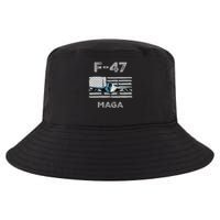 F 47 Fighter Aircraft Jet USA F-47 Fighter Jet Merch Cool Comfort Performance Bucket Hat