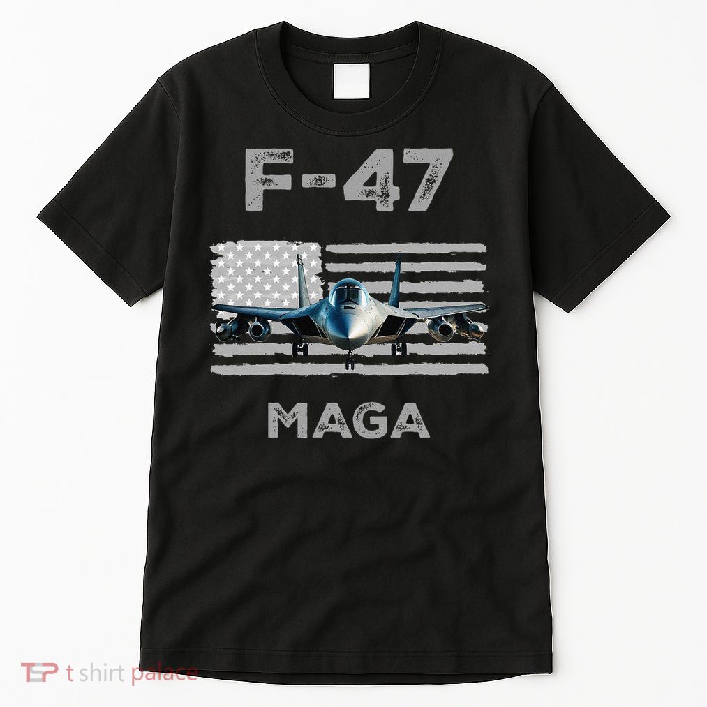 F 47 Fighter Aircraft Jet USA F-47 Fighter Jet Merch Tall T-Shirt