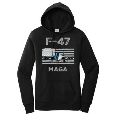 F 47 Fighter Aircraft Jet USA F-47 Fighter Jet Merch Women's Pullover Hoodie