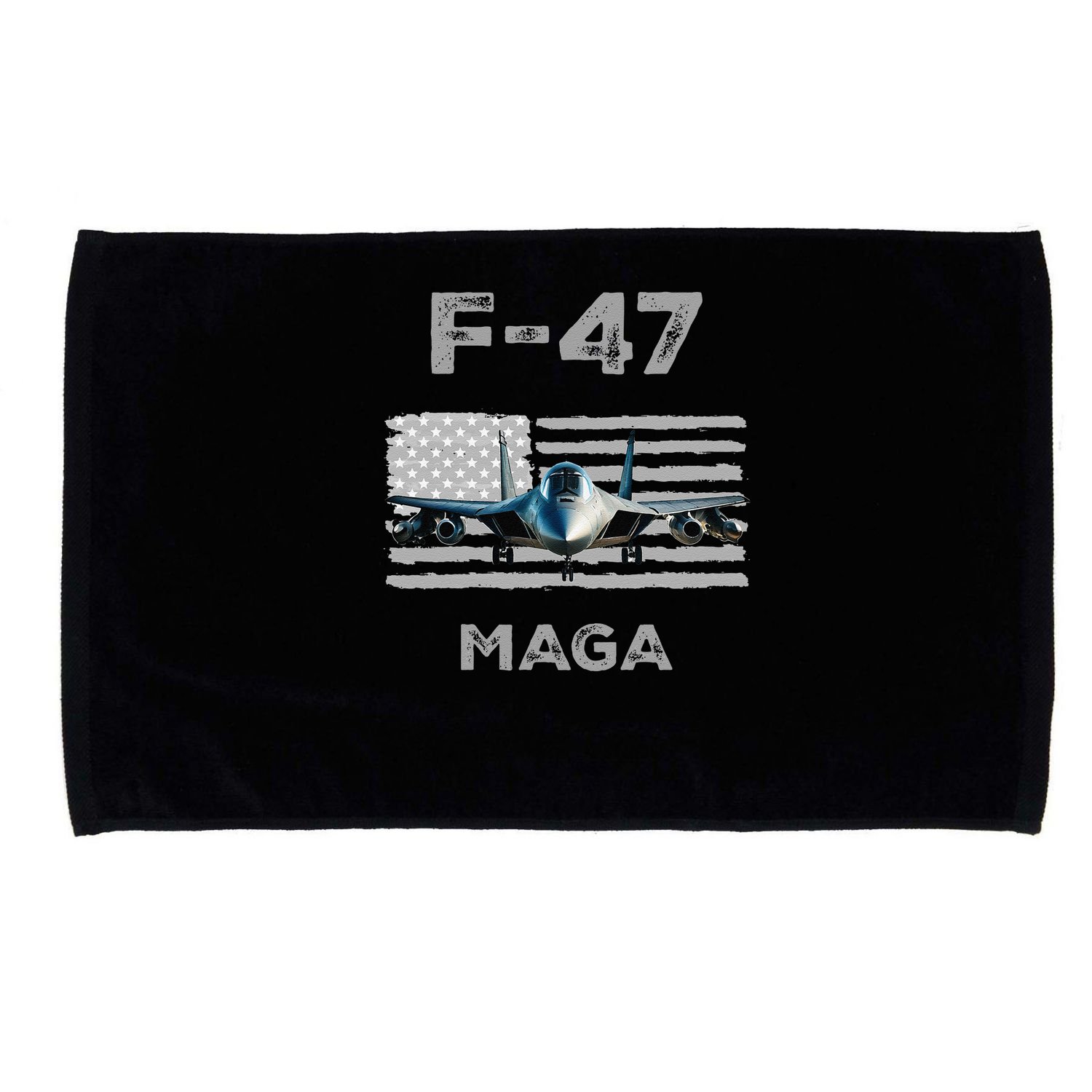 F 47 Fighter Aircraft Jet USA F-47 Fighter Jet Merch Microfiber Hand Towel