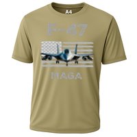 F 47 Fighter Aircraft Jet USA F-47 Fighter Jet Merch Cooling Performance Crew T-Shirt