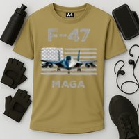 F 47 Fighter Aircraft Jet USA F-47 Fighter Jet Merch Cooling Performance Crew T-Shirt