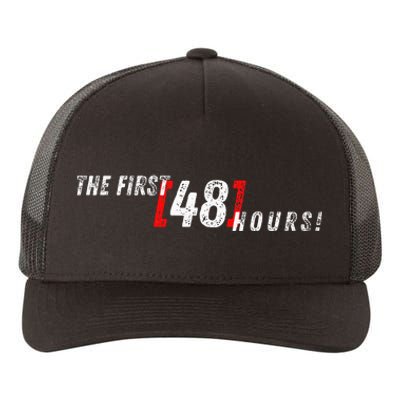 First 48 Hours! Yupoong Adult 5-Panel Trucker Hat