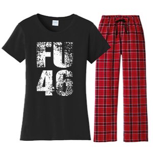 FU 46 Impeach Biden Anti Biden 86 46 Conservative Republican Women's Flannel Pajama Set