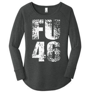 FU 46 Impeach Biden Anti Biden 86 46 Conservative Republican Women's Perfect Tri Tunic Long Sleeve Shirt