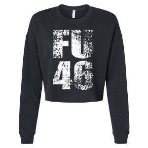 FU 46 Impeach Biden Anti Biden 86 46 Conservative Republican Cropped Pullover Crew