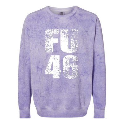 FU 46 Impeach Biden Anti Biden 86 46 Conservative Republican Colorblast Crewneck Sweatshirt