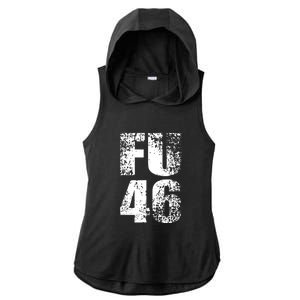 FU 46 Impeach Biden Anti Biden 86 46 Conservative Republican Ladies PosiCharge Tri-Blend Wicking Draft Hoodie Tank