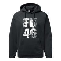 FU 46 Impeach Biden Anti Biden 86 46 Conservative Republican Performance Fleece Hoodie