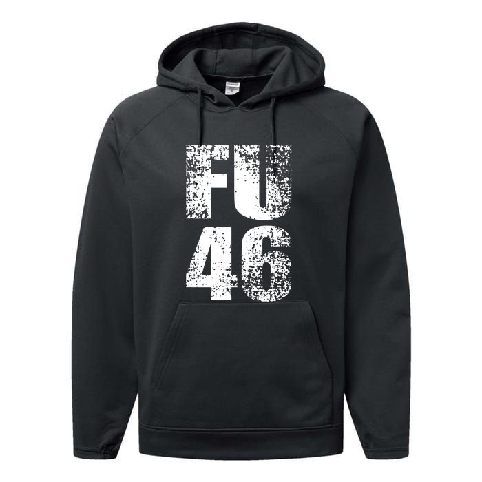 FU 46 Impeach Biden Anti Biden 86 46 Conservative Republican Performance Fleece Hoodie