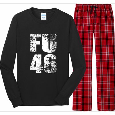 FU 46 Impeach Biden Anti Biden 86 46 Conservative Republican Long Sleeve Pajama Set