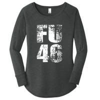 FU 46 Impeach Biden Anti Biden 86 46 Conservative Republican Women's Perfect Tri Tunic Long Sleeve Shirt