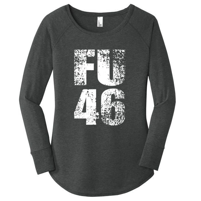 FU 46 Impeach Biden Anti Biden 86 46 Conservative Republican Women's Perfect Tri Tunic Long Sleeve Shirt