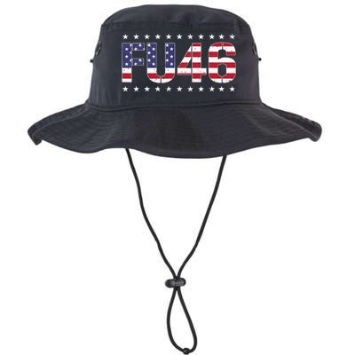 FU 46 Impeach Anti Biden Pro Trump Patriotic American Flag Legacy Cool Fit Booney Bucket Hat