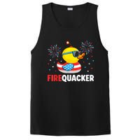 Funny 4th Of July Duck Firequacker Patriotic Fourth Of July Gift PosiCharge Competitor Tank