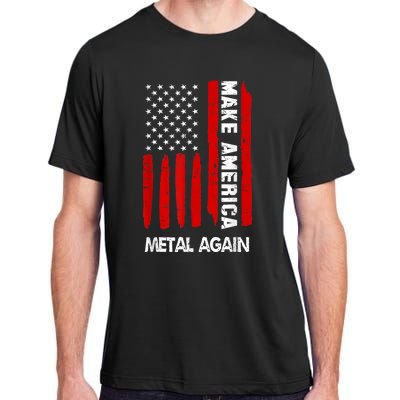 Forth 4th Of July Gift Funny Outfit Make America Metal Again Cute Gift Adult ChromaSoft Performance T-Shirt