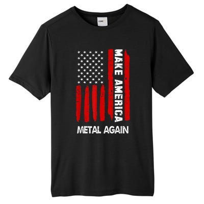 Forth 4th Of July Gift Funny Outfit Make America Metal Again Cute Gift Tall Fusion ChromaSoft Performance T-Shirt