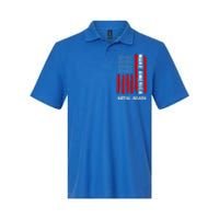 Forth 4th Of July Gift Funny Outfit Make America Metal Again Cute Gift Softstyle Adult Sport Polo