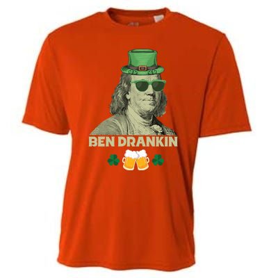 Franklin 4th Of July Tee Ben Drankin Benjamin Franklin Great Gift Cooling Performance Crew T-Shirt