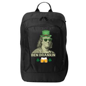 Franklin 4th Of July Tee Ben Drankin Benjamin Franklin Great Gift City Backpack