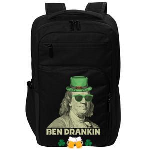 Franklin 4th Of July Tee Ben Drankin Benjamin Franklin Great Gift Impact Tech Backpack