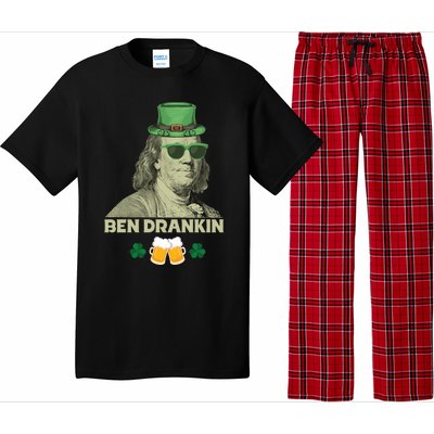 Franklin 4th Of July Tee Ben Drankin Benjamin Franklin Great Gift Pajama Set