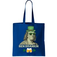 Franklin 4th Of July Tee Ben Drankin Benjamin Franklin Great Gift Tote Bag