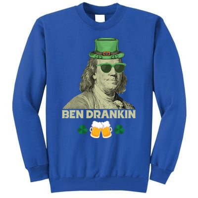 Franklin 4th Of July Tee Ben Drankin Benjamin Franklin Great Gift Tall Sweatshirt