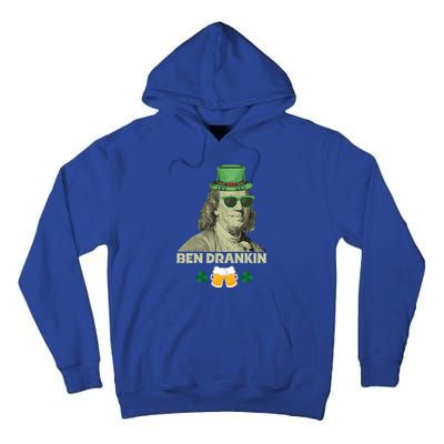 Franklin 4th Of July Tee Ben Drankin Benjamin Franklin Great Gift Tall Hoodie