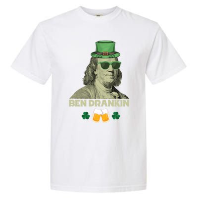 Franklin 4th Of July Tee Ben Drankin Benjamin Franklin Great Gift Garment-Dyed Heavyweight T-Shirt