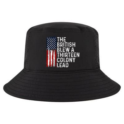 Funny 4th Of July British Blew 13 Colony Lead Retro Fun Cool Comfort Performance Bucket Hat