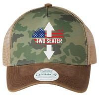 Funny 4th Of July Dirty Two Seater Legacy Tie Dye Trucker Hat
