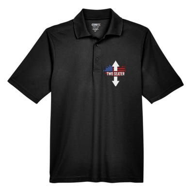 Funny 4th Of July Dirty Two Seater Men's Origin Performance Pique Polo